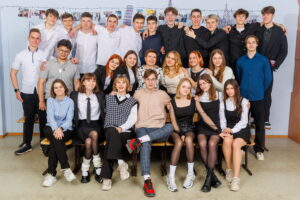 Съёмка общей фотографии в школе или детском саду